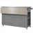 Outdoor Kitchen Island Fir Wood Kitchen Island with Stainless Steel Top-1313365868