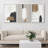 Grunge Brown Gray Paint Abstract Modern Rustic Nordic Home Decor - Framed Canvas Print Wall Art Work-119018243-73380045