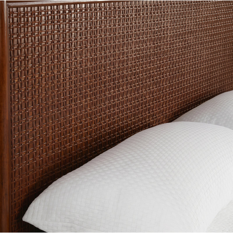 Naples Low Profile Standard Bed, King, Sea Glass