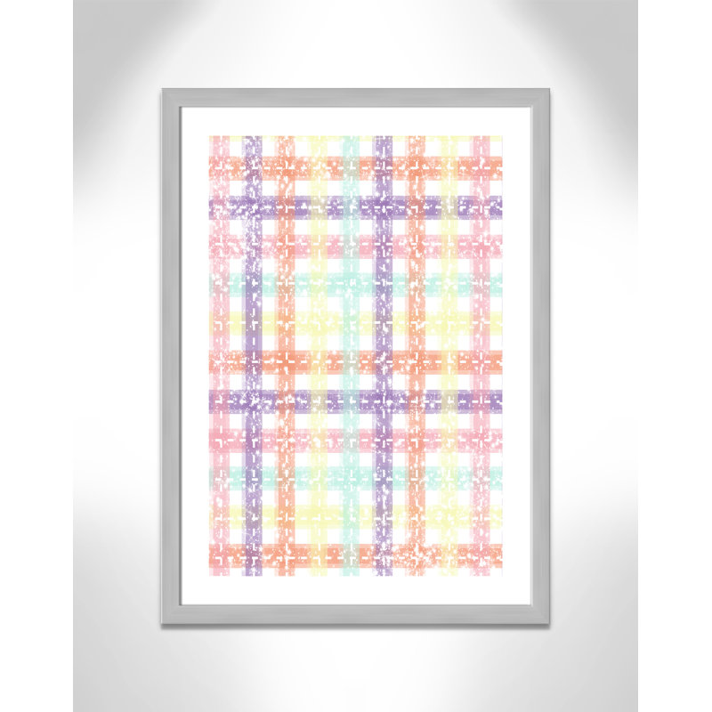 Adhésif décoratif à carreaux uniques, H 36,5 po x l 26,5 po x P 0,625 po, Encadré plat argent