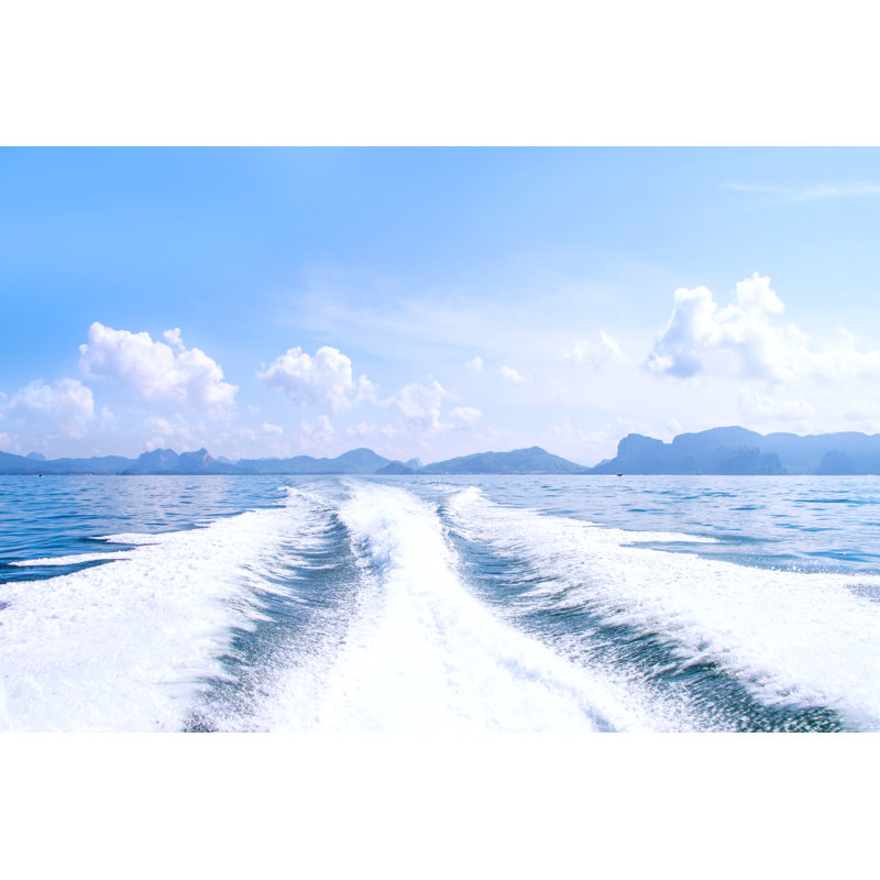 «Boat Wake», reproduction sur toile tendue, H 12 po x l 18 po x P 1 po