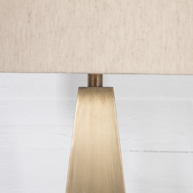 Leander Table Lamp, Brass