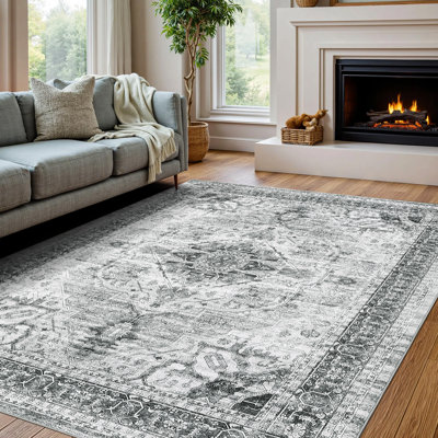 Tapis de salon rétro 8 x 10 po