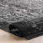 Tapis de couloir à motif de médaillon pour le salon, la chambre à coucher, la salle à manger, le vestibule, le couloir ou la cuisine Adetoun, noir / gris-500381174