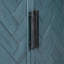 Armoire d'appoint 40 po avec attrait rétro, 1 tablette réglable, construction solide, fini bleu antique-1050299748