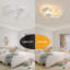 Star-Shaped 55Cm LED Flush Mount With Remote