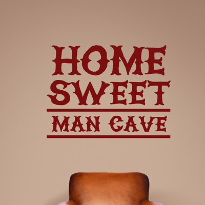 Adhésif décoratif Henn Home Sweet Man Cave