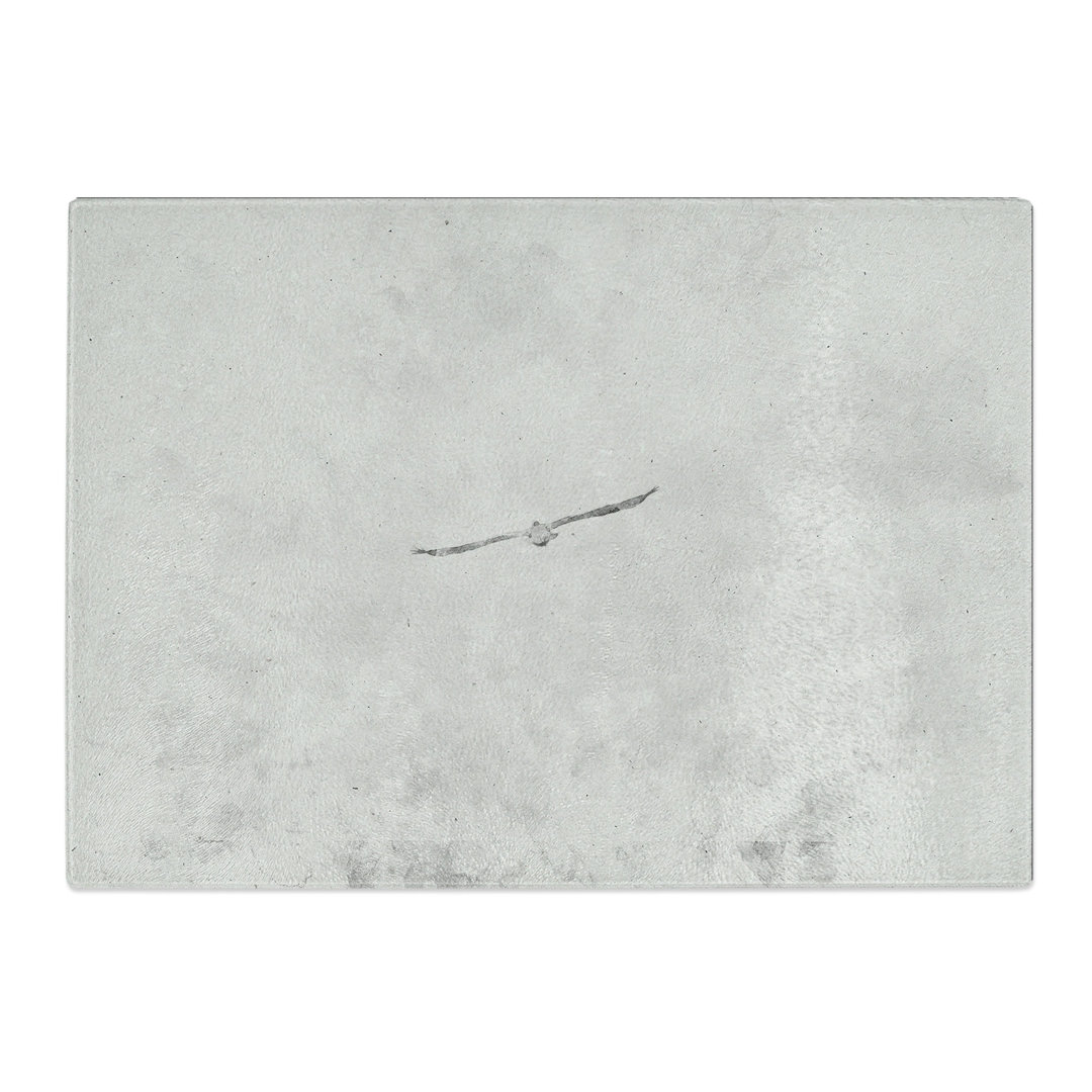 Seagull Flying in the Sky Watercolour Chopping Board