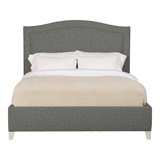 Caroline/Casey Queen Upholstered Low Profile Panel Bed