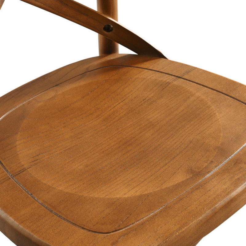 Modway Gear Stool, Walnut, Bar Stool (30" Seat Height)