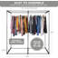 Garde-robe portable avec tringle en métal-946152698