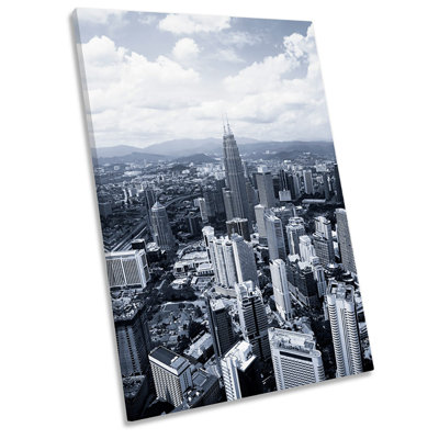 Kuala Lumpur City Malaysia 1 Piece Wrapped Canvas Wall Art