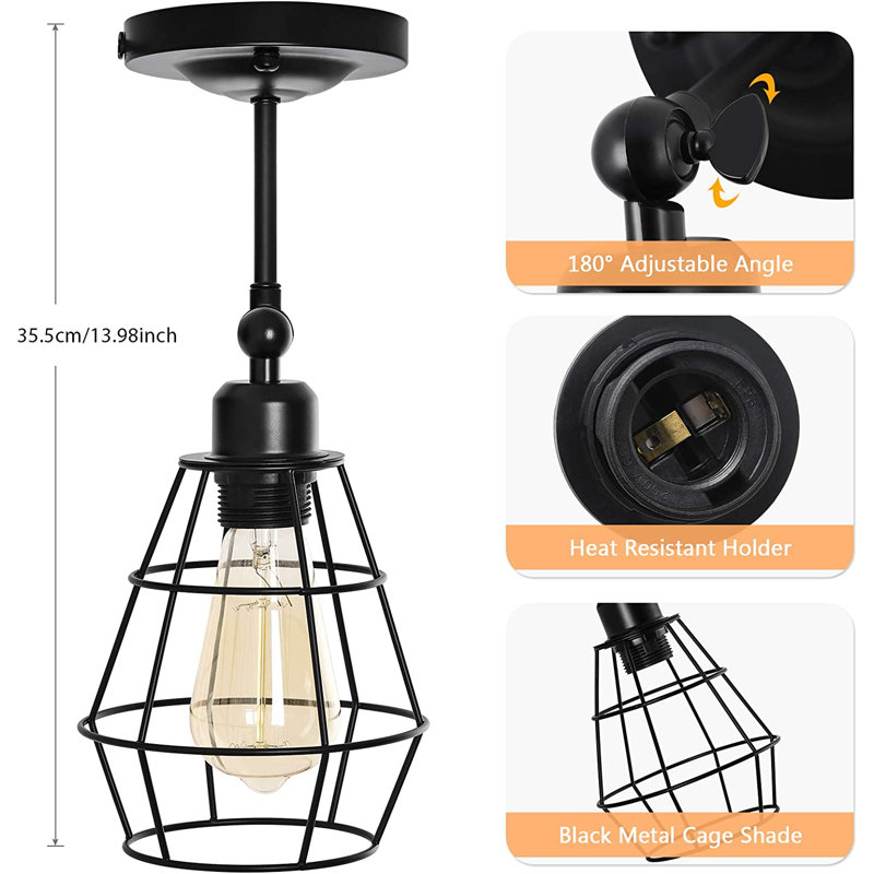 Rodericks Steel Plug-in Armed Sconce