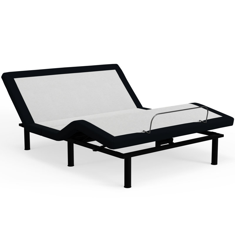 Grey Metal Adjustable Bed With Zero - Head/Foot Articulate Smoothly, Memory Buttons, Wireless Control Freely,, Full
