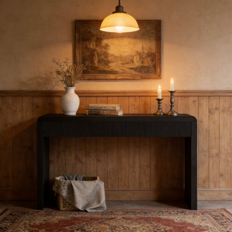 Console Rustic, Noir