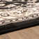 Clervil 100% Polypropylene Traditional Vine Floral Black Indoor Area Rug