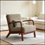 Fauteuil rembourré en velours côtelé Corduroy