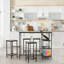 Rectangular Dining Table with Iron Base