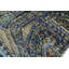 Tapis unique bleu / orange 9 pi 1 po x 11 pi 10 po Kellyanna par Arshs Fine Rugs