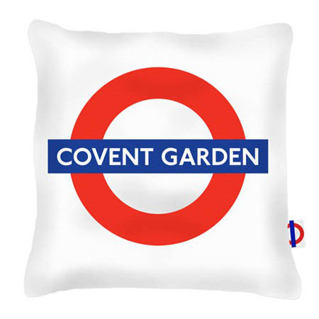 Covent Garden Tube Station London Transport Cushion