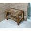 24'' W Teak Shower Bench