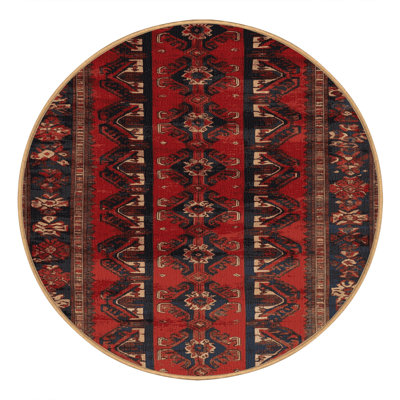 Machine Washable Persian Brown Area Rug