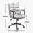Office Chair,Mid Back Home Office Desk Task Chair With Wheels And Arms Ergonomic Pu Leather Computer Rolling Swivel Chair With Padded Armrest,The Back Of The Chair Can Recline 40°-375605469