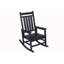Fauteuil à bascule surdimensionné résistant aux intempéries avec dossier ergonomique, siège d'extérieur confortable pour pelouse et jardin