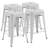 Cricklade Upholstered Counter Stool with Metal Frame-478246514