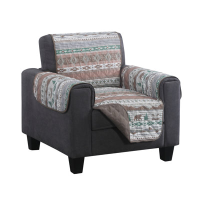 Polyester T-Cushion Armchair Slipcover