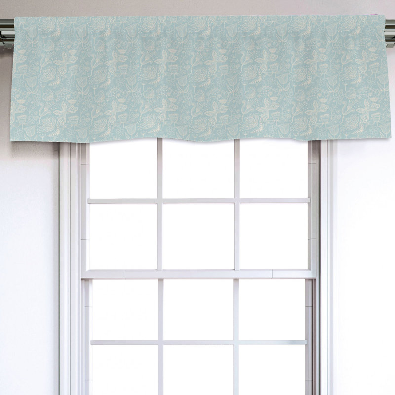 Sateen Ruffled Window Valance