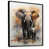 Black Floater Framed