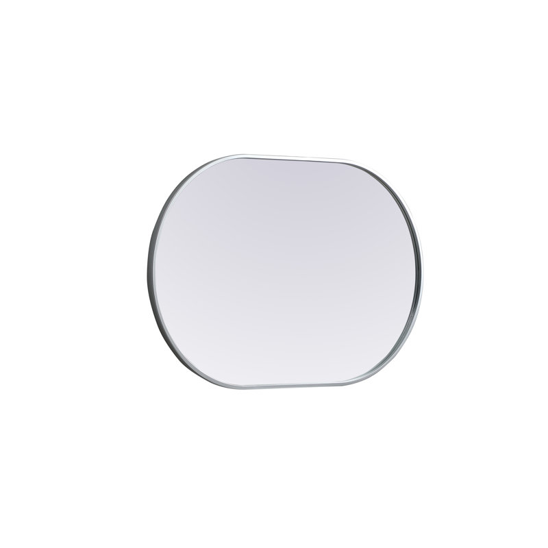 Miroir mural Sabine, Argent, 36 po x 24 po