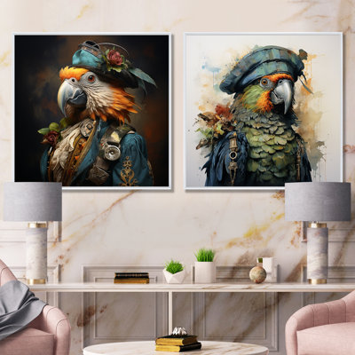 Ensemble de salon 2 pièces Pirates Parrot Feathered Buccaneer I - Pirate