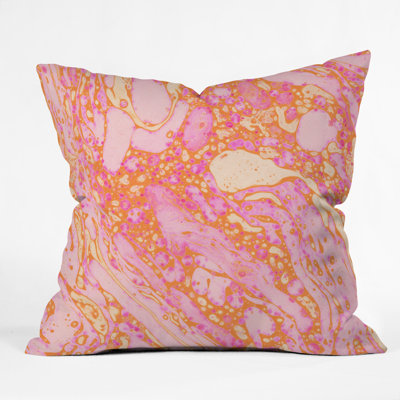 Coussin décoratif intérieur/extérieur en marbre amy sia