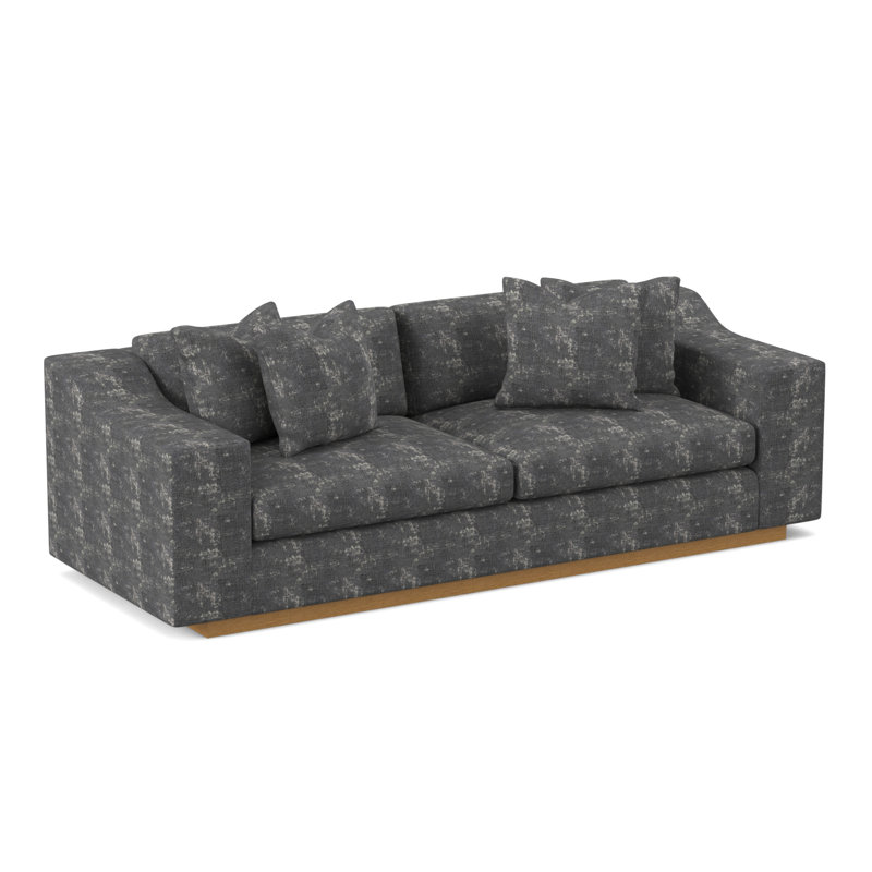 Barrett Sofa, Amber, Filigree Ivory 100% Polyester