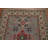 Gray Geometric Kazak Runner Rug