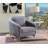 Modern Chic Accent Armchair, Bedroom Chair-627469652