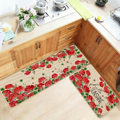 Ensemble de 2 tapis de cuisine Summer