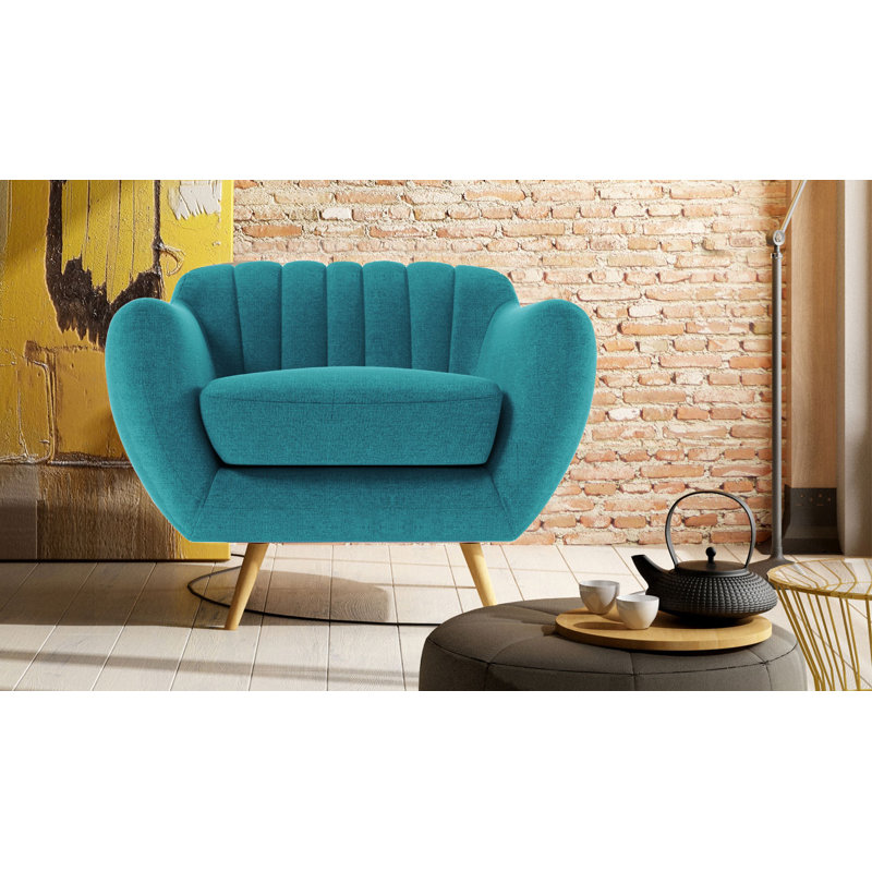 Katharine Upholstered Armchair, Ibiza Emerald Green