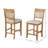 Ordway Aspen Pub Chairs, Antique Natural