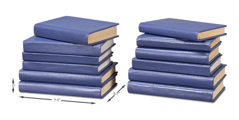 Shagreen Handmade and Media Decorative Book, Blue