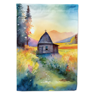 Drapeau de maison en polyester à double face H 40 po x l 28 po