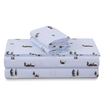 Flannel Paisley Sheet Set
