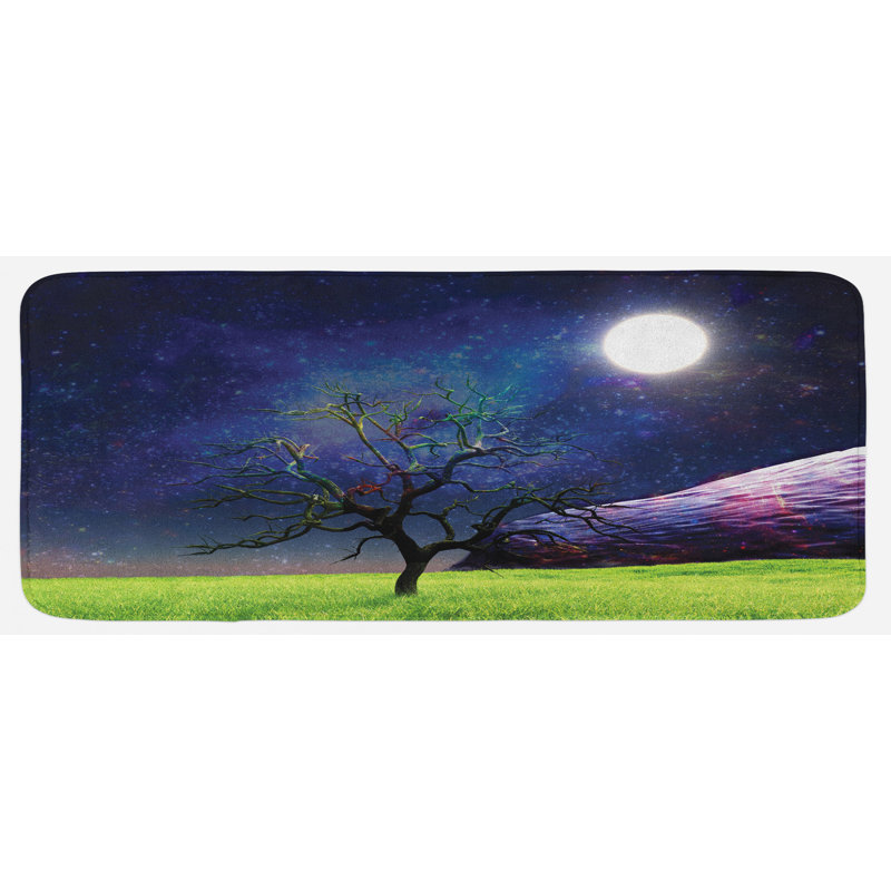 Rustic Polyester Kitchen Mat