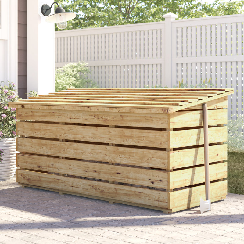 Edgartown 180cm W Wood Log Chest