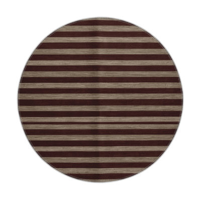 HorizontalStripes Black Indoor and Outdoor Area Rug