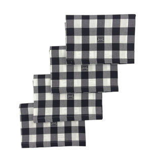 Ghisallo Cotton Gingham Rectangle Placemat (Set of 4)