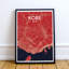 Kobe City Map - No Frame Print-1920525718