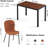 4 - Person Four Leg Dining Set-98593465